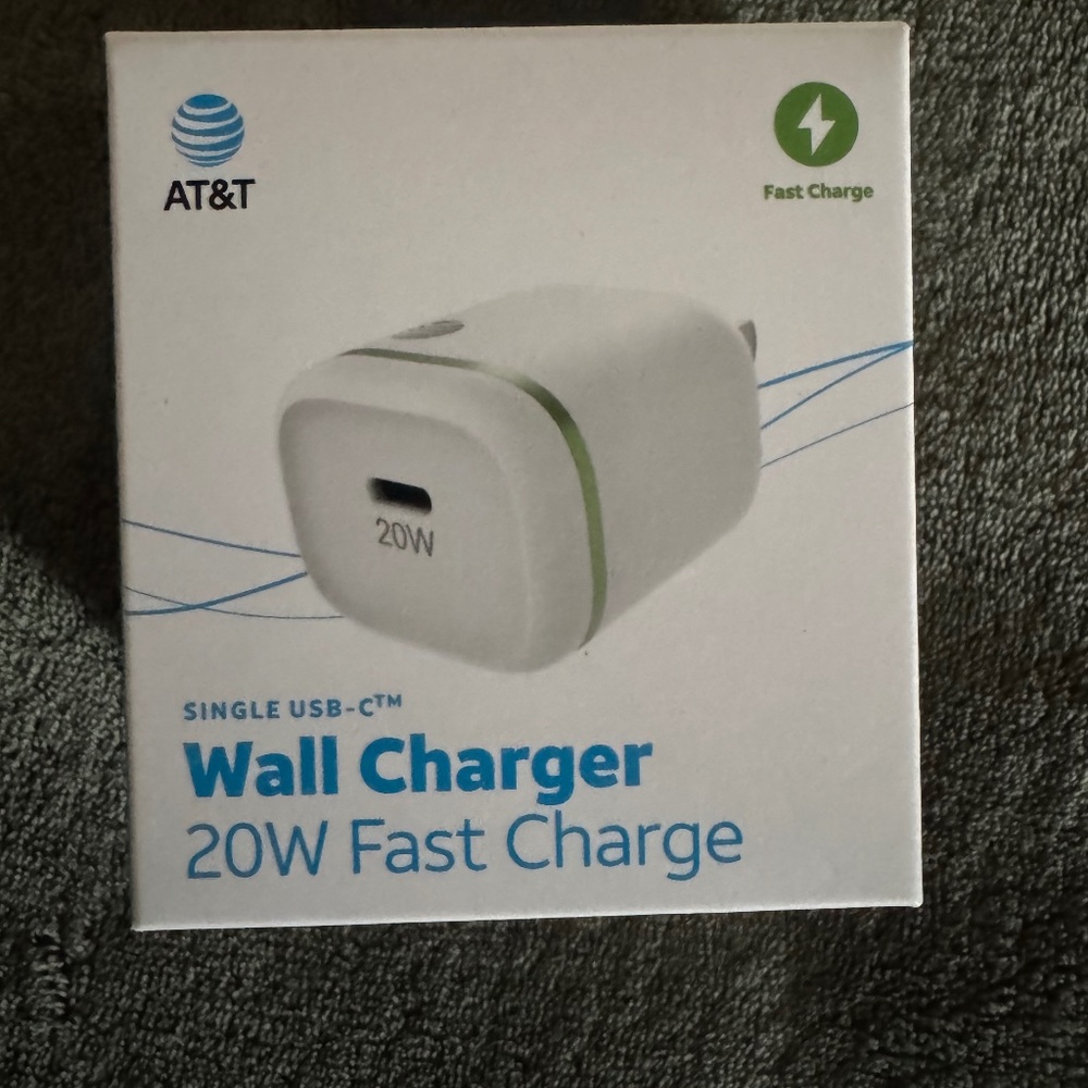 AT&T 20W Fast Wall Charger. - NEW IN BOX
